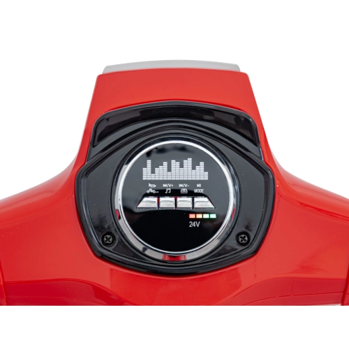 Pojazd Skuter dla dzieci na akumulator Retro 23 Czerwony SX2438.CR